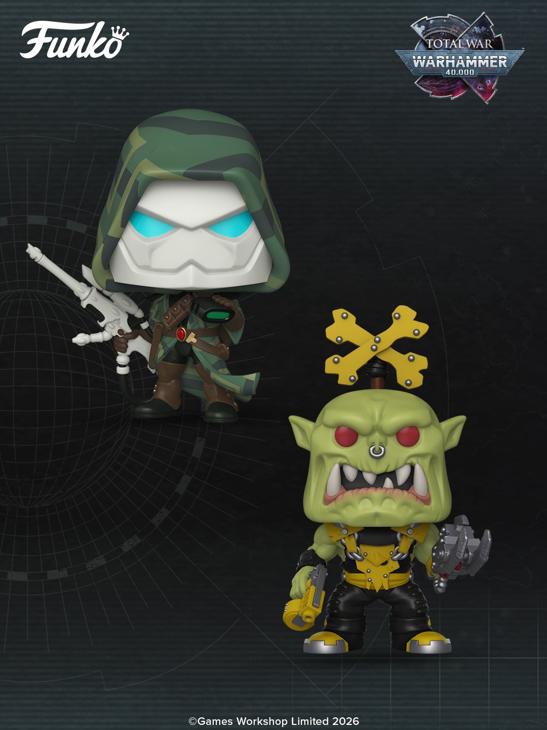Funko POP! Eldar Ranger i Ork — Total War: Warhammer 40,000